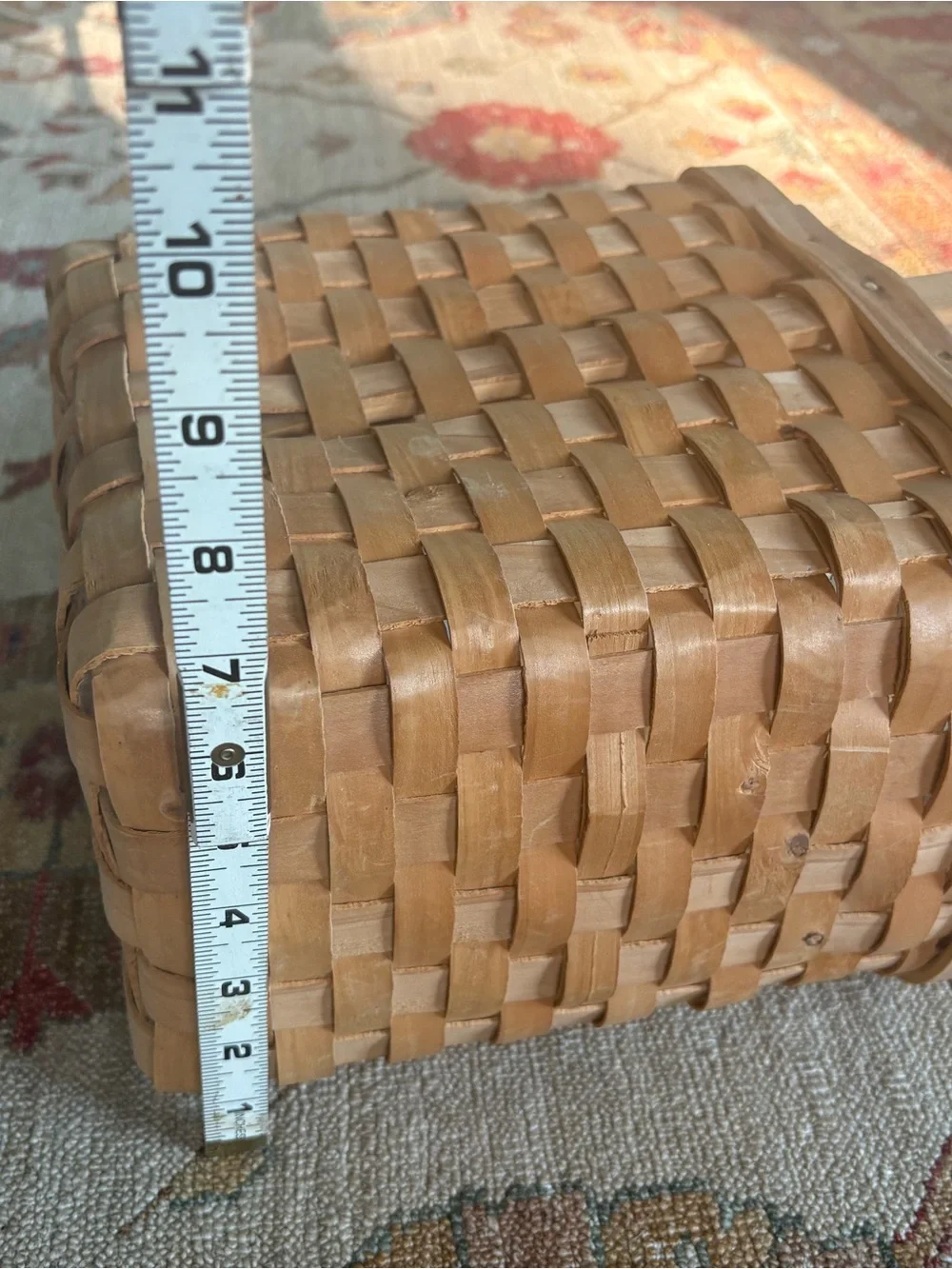 Woven Wall Basket in Natural Tan - Decorative Home Accent